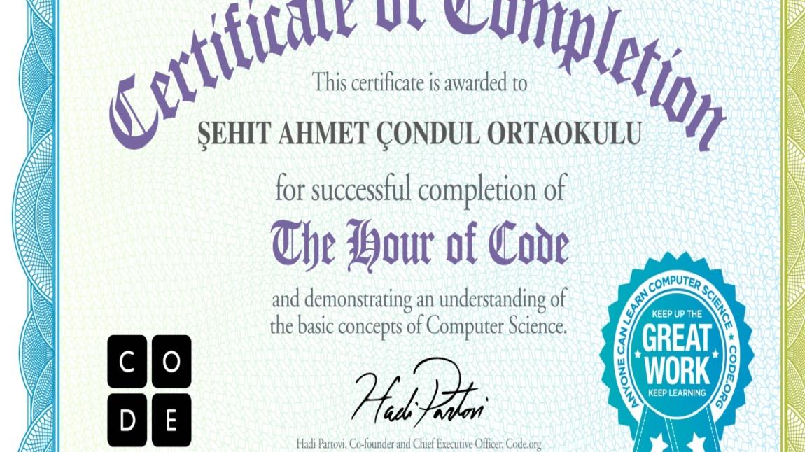 Hour of Code ile Kodluyorum